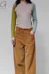 BASERANGE Corduroy Navarro Pants Made in Portugal TRNA-CO-WI22 Bossa Brown